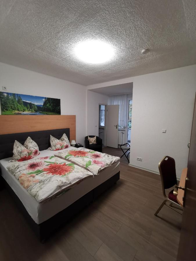 Hotel Pension Wiesenau Salzhausen Exteriér fotografie