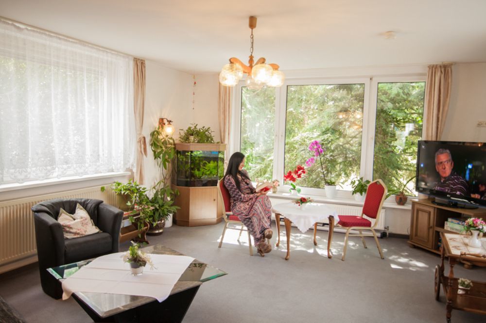 Hotel Pension Wiesenau Salzhausen Exteriér fotografie